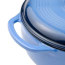 Lodge 4 1/2 qt Cast Iron Dutch Oven, Enamel, Caribbean (EC4D33) thumbnail 5