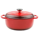 Lodge 4 1/2 qt Cast Iron Dutch Oven, Enamel, Island Spice (EC4D43) thumbnail 2