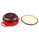 Lodge 4 1/2 qt Cast Iron Dutch Oven, Enamel, Island Spice (EC4D43) thumbnail 4