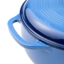 Lodge 6 qt Cast Iron Dutch Oven, Enamel, Caribbean (EC6D33) thumbnail 5