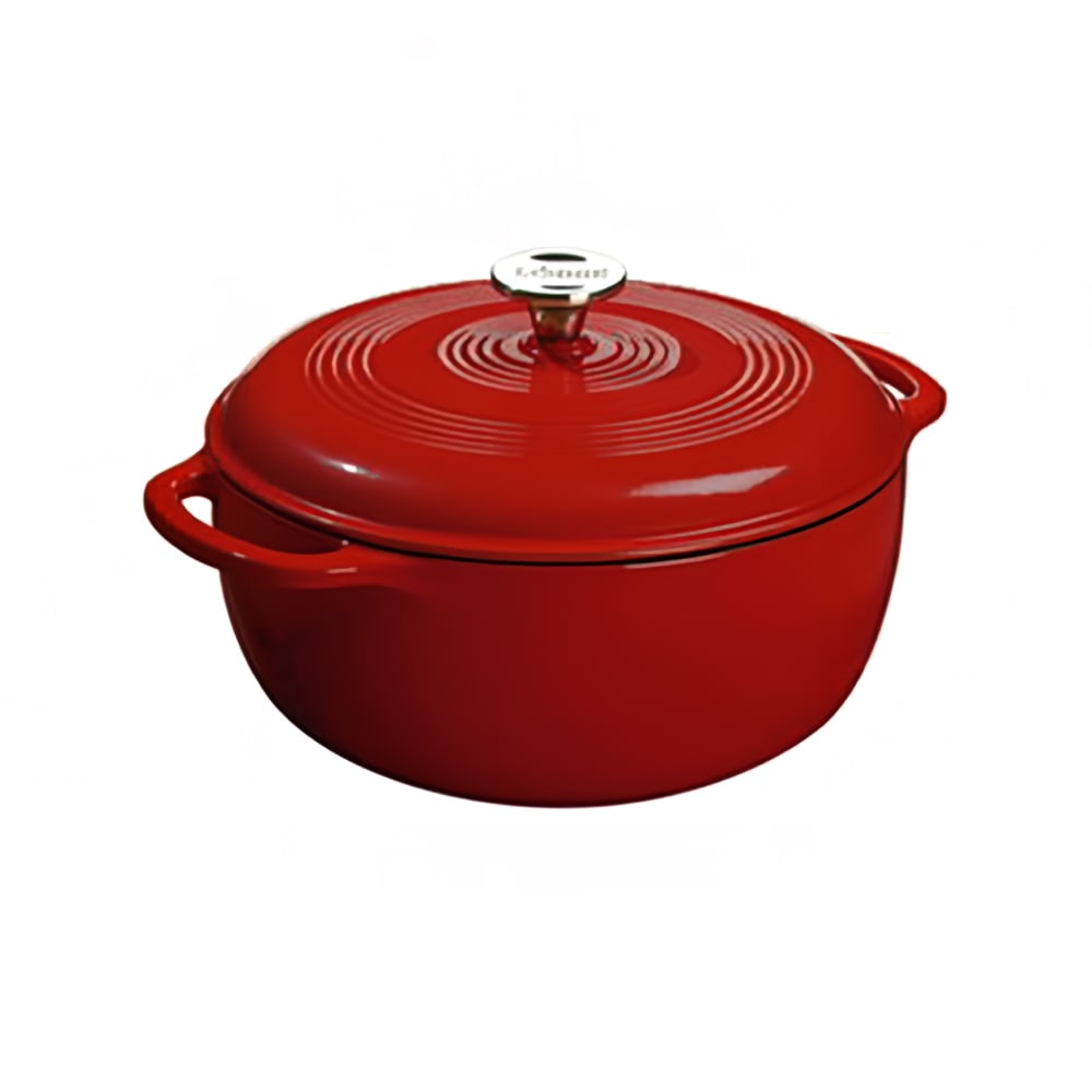 Lodge 6 qt Cast Iron Dutch Oven, Enamel, Island Spice (EC6D43)