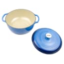 Lodge 7 1/2 qt Cast Iron Dutch Oven, Enamel, Caribbean (EC7D33) thumbnail 3