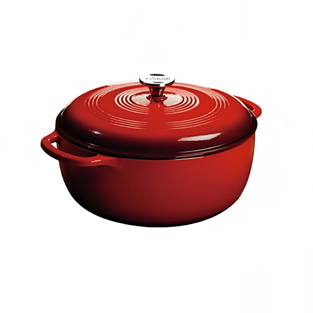 Lodge 7 1/2 qt Cast Iron Dutch Oven, Enamel, Island Spice (EC7D43)