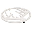 Lodge 8" Round Antler Trivet - Enameled Cast Iron, Biscotti (EC8AT08) thumbnail 2