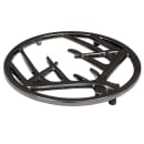 Lodge 8" Round Antler Trivet - Enameled Cast Iron, Midnight Chrome (EC8AT18) thumbnail 2