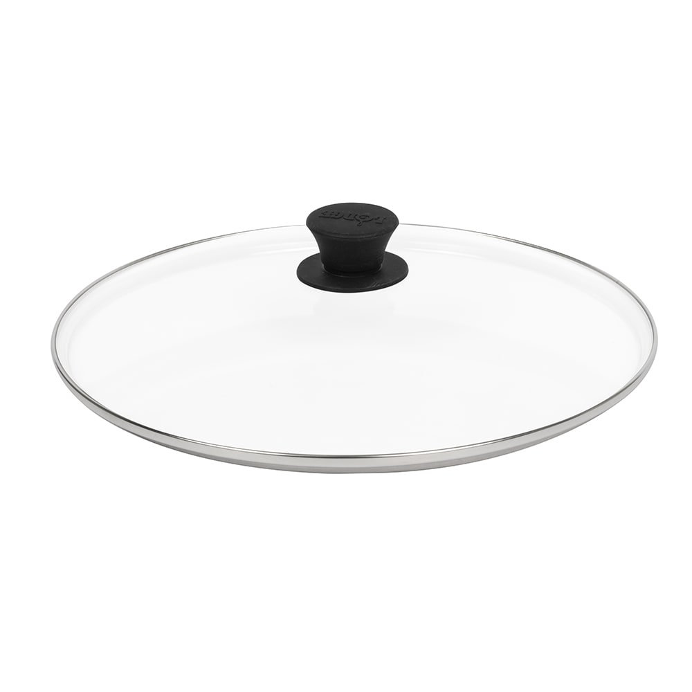 Lodge 12 1/8" Round Tempered Glass Lid w/ Silicone Knob (GL12)