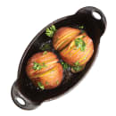 Lodge 9 oz Oval Mini Server w/ Handles - Cast Iron, Black (HMSOV) thumbnail 4