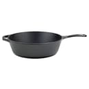 Lodge 12 1/8" Round Seasoned Cast Iron Skillet w/ Handles (L10DSK3) thumbnail 2