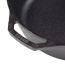 Lodge 12 1/8" Round Seasoned Cast Iron Skillet w/ Handles (L10DSK3) thumbnail 4