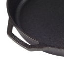 Lodge 12 9/16" Round Seasoned Cast Iron Skillet w/ Handles (L10SK3) thumbnail 4