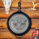 Lodge 12 9/16" Round Yellowstone Cast Iron Skillet, Steer (L10SKYW) thumbnail 6