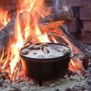 Lodge 8 qt Cast Iron Dutch Oven (L12DCO3) thumbnail 6