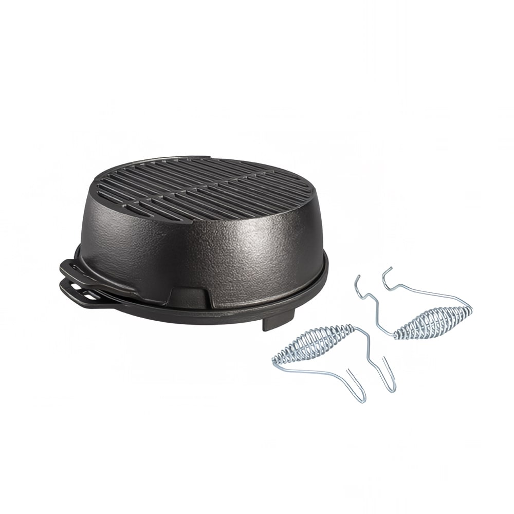 Lodge 12" Round Cast Iron Kickoff Grill (L12RG)
