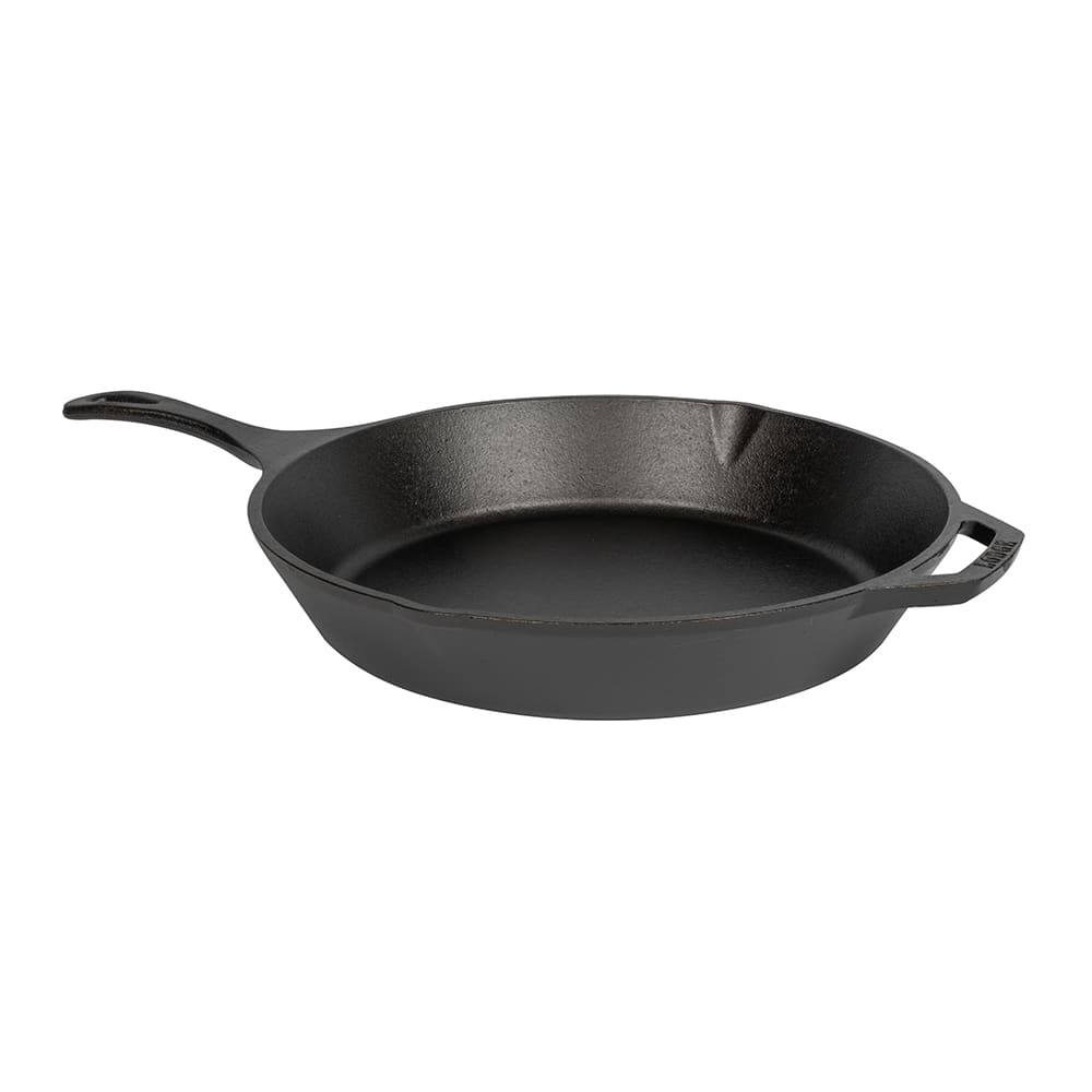 Lodge 13 4/5" Round Seasoned Cast Iron Skillet w/ Handles (L12SK3)