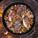 Lodge 13 1/4" Round Seasoned Cast Iron Skillet w/ Handles (L12SKL) thumbnail 5