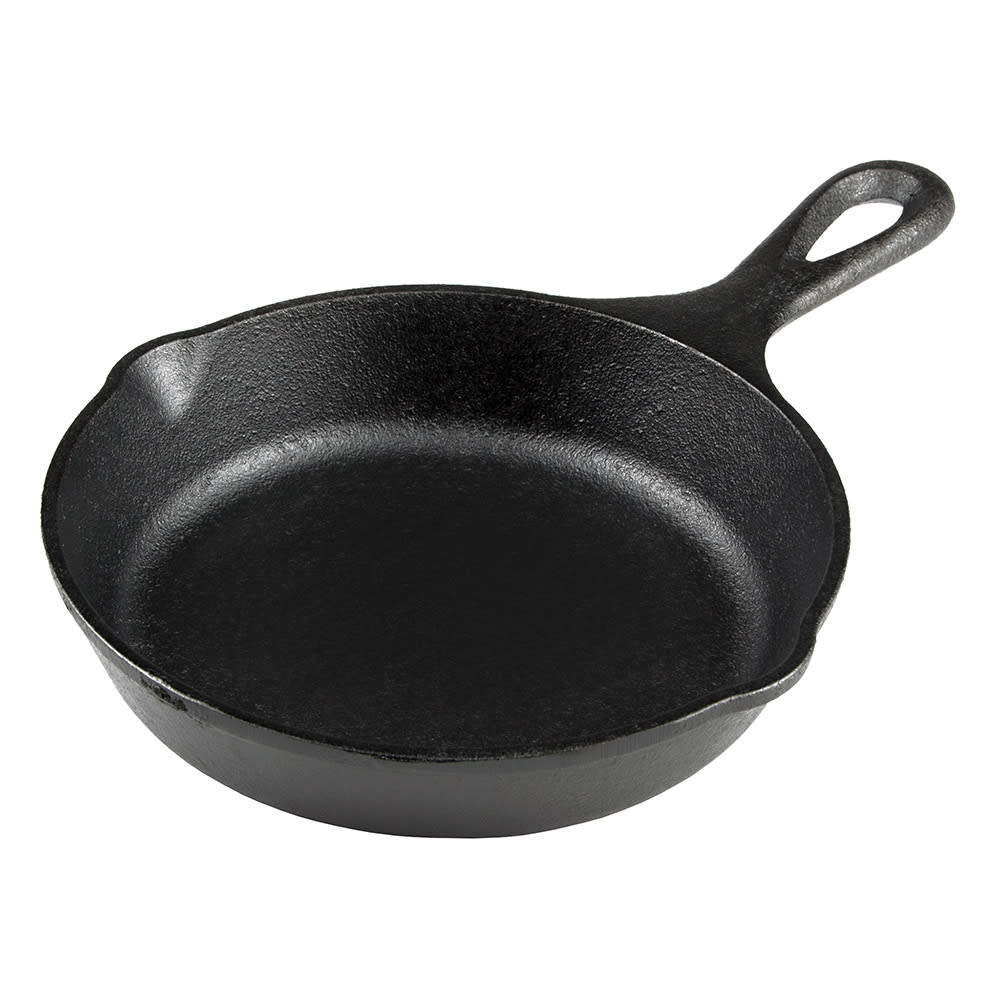Lodge 6 11/16" Round Seasoned Cast Iron Skillet w/ Handle (L3SK3)