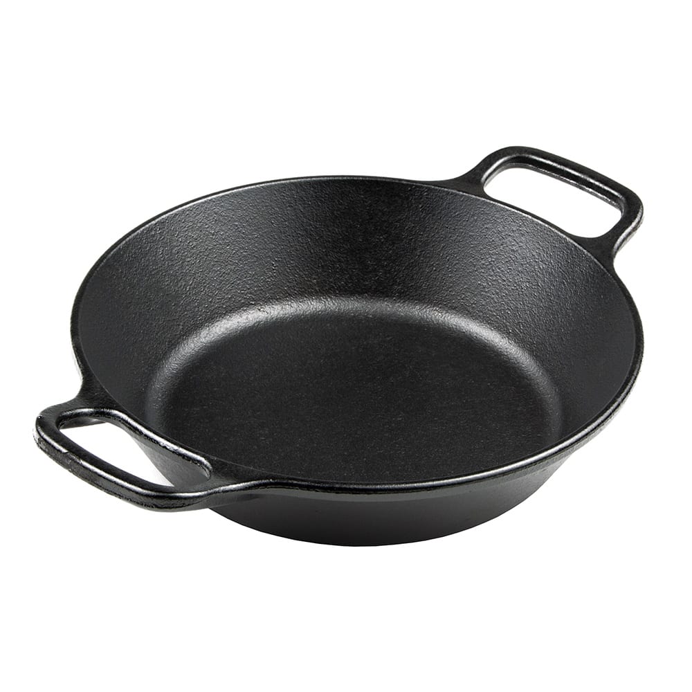 Lodge 8 1/4" Round Seasoned Cast Iron Skillet w/ Handles (L5RPL3)