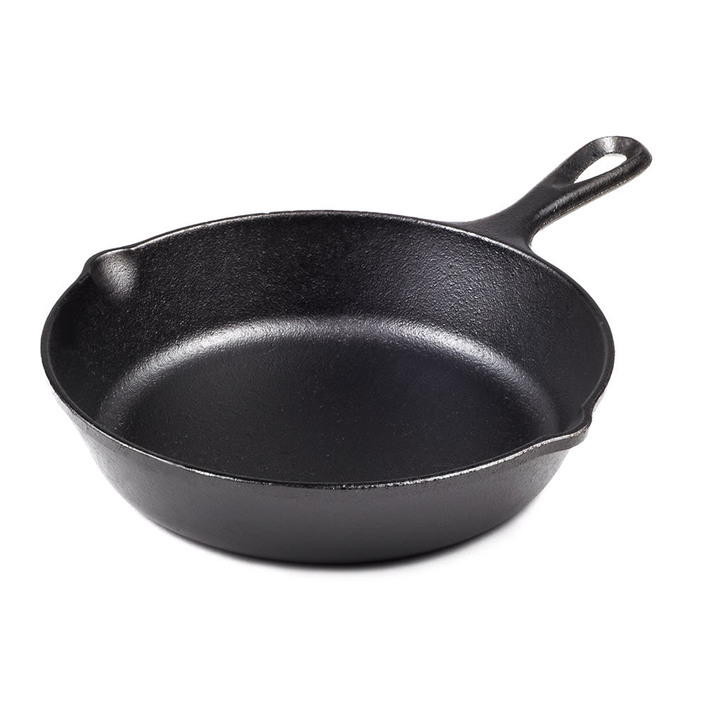 Lodge 8 7/10" Round Seasoned Cast Iron Skillet w/ Handle (L5SK3)