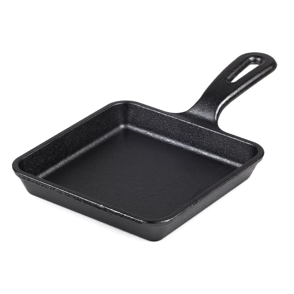 Lodge 5 5/8" Square Wonder Induction Skillet, Cast Iron (L5WS3)