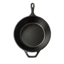 Lodge 10 9/10" Round Seasoned Cast Iron Chicken Fryer w/ Handles (L8CF3) thumbnail 2