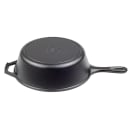 Lodge 10 1/2" Round Seasoned Cast Iron Skillet w/ Handles (L8DSK3) thumbnail 3