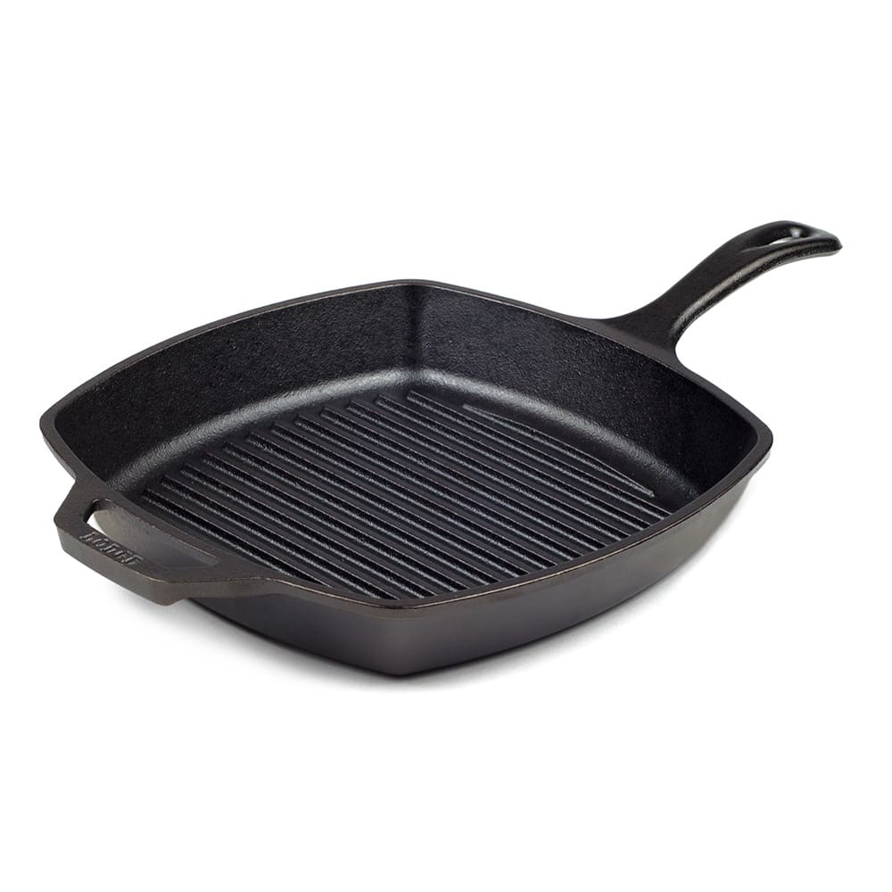 Lodge 10 1/2" Square Grill Pan w/ Handles, Cast Iron (L8SGP3)