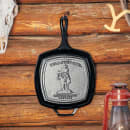 Lodge 10 1/2" Square Yellowstone Cast Iron Grill Pan, Cowboy (L8SGPYW) thumbnail 3