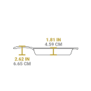 Lodge 10 1/2" Square Yellowstone Cast Iron Grill Pan, Cowboy (L8SGPYW) thumbnail 7