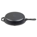 Lodge 10 11/16" Round Seasoned Cast Iron Skillet w/ Handles (L8SK3) thumbnail 3