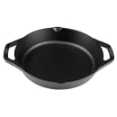 Lodge 10 11/16" Round Seasoned Cast Iron Skillet w/ Handles (L8SKL) thumbnail 4