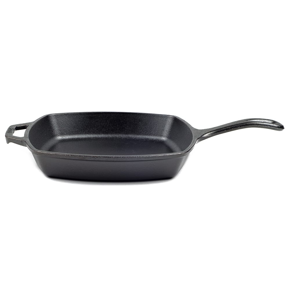 Lodge 10 1/2" Square Seasoned Cast Iron Skillet w/ Handles (L8SQ3)