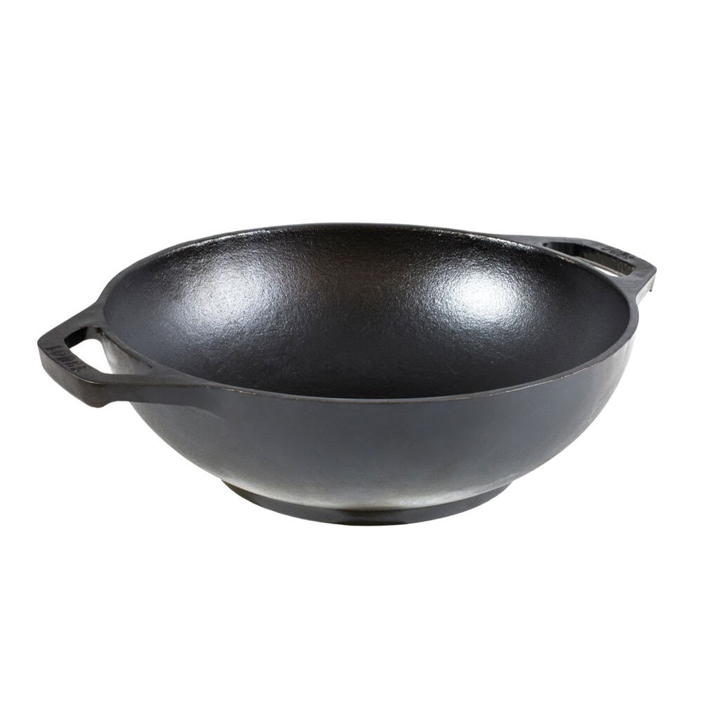 Lodge 9" Cast Iron Mini Wok w/ Handles (L9MW)