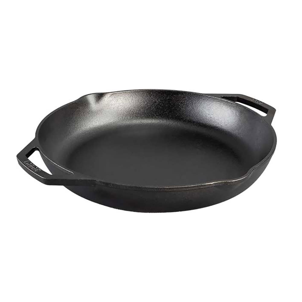 Lodge 14" Round Seasoned Cast Iron Skillet w/ Handles (LC14SK)
