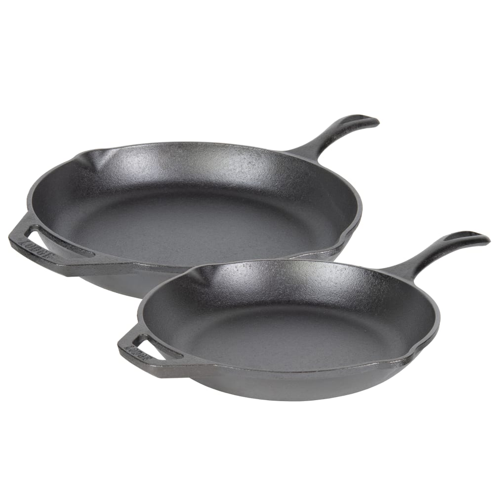 Lodge 2 piece Seasoned Skillet Set, Cast Iron (LC2SETA)