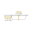 Lodge 3 1/5 qt Yellowstone Cast Iron Combo Cooker, Bronco (LCCYW) thumbnail 11