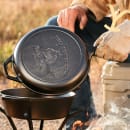 Lodge 3 1/5 qt Yellowstone Cast Iron Combo Cooker, Bronco (LCCYW) thumbnail 4
