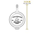 Lodge 3 1/5 qt Yellowstone Cast Iron Combo Cooker, Bronco (LCCYW) thumbnail 9