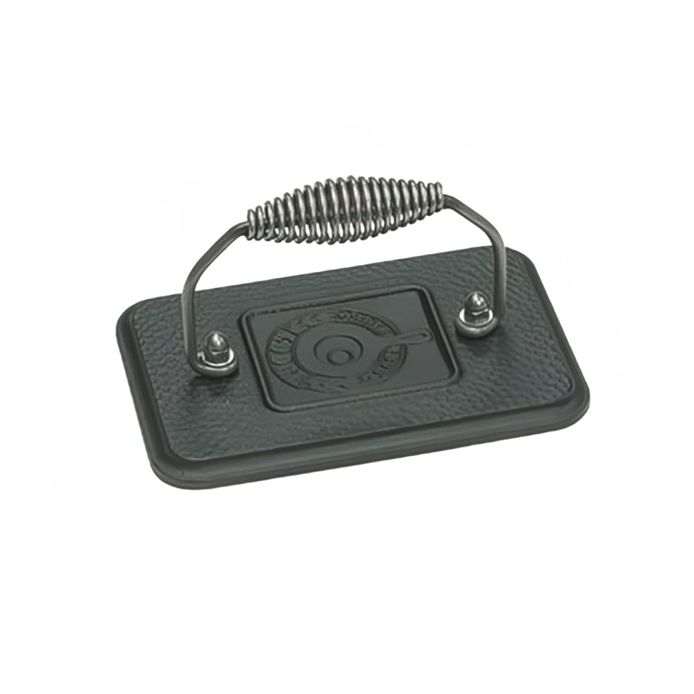Lodge Rectangular Cast Iron Grill Press w/ Cool Grip Spiral Handle & Hammered Finish (LGP3)