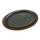 Lodge Jumbo Oval Cast Iron Serving Griddle, 13x10" (LJOSH3) thumbnail 6