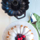 Lodge Fluted Bundt Pan - 9 4/5" x 4 3/10", Seasoned Cast Iron (LLFCP) thumbnail 3