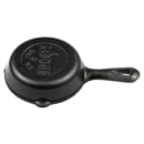 Lodge 3 1/2" Round Cast Iron Seasoned Mini Skillet (LMS3) thumbnail 2