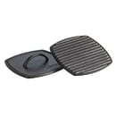 Lodge 8 1/4" Square Cast Iron Panini Press w/ Integral Handle (LPP3) thumbnail 2