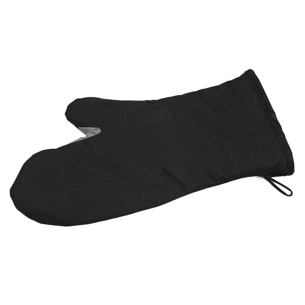 Lodge 16" Oven Mitt w/ Steam Barrier - Protects up to 450, Terry Interior, Black (MITTMT)