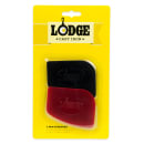 Lodge Pan Scraper Set w/ 1 Red & 1 Black, Polycarbonate (SCRAPERPK) thumbnail 2