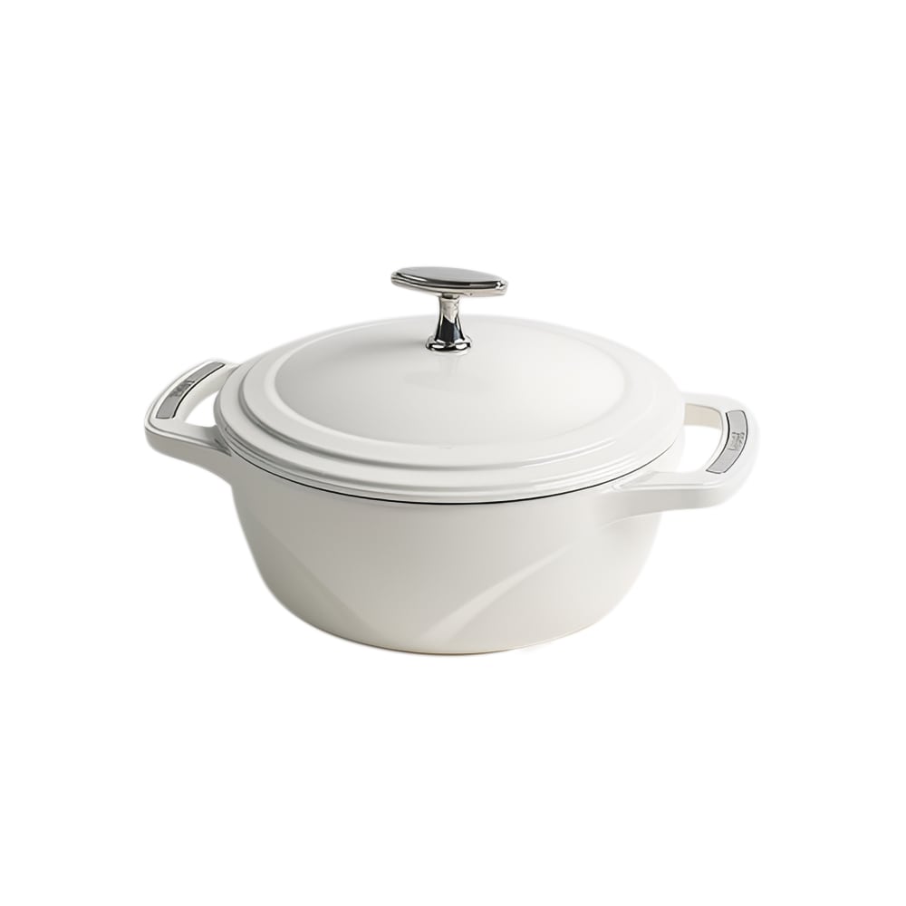 Lodge 3 qt Cast Iron Dutch Oven, Enamel, Cloud Nine (U3ID100)