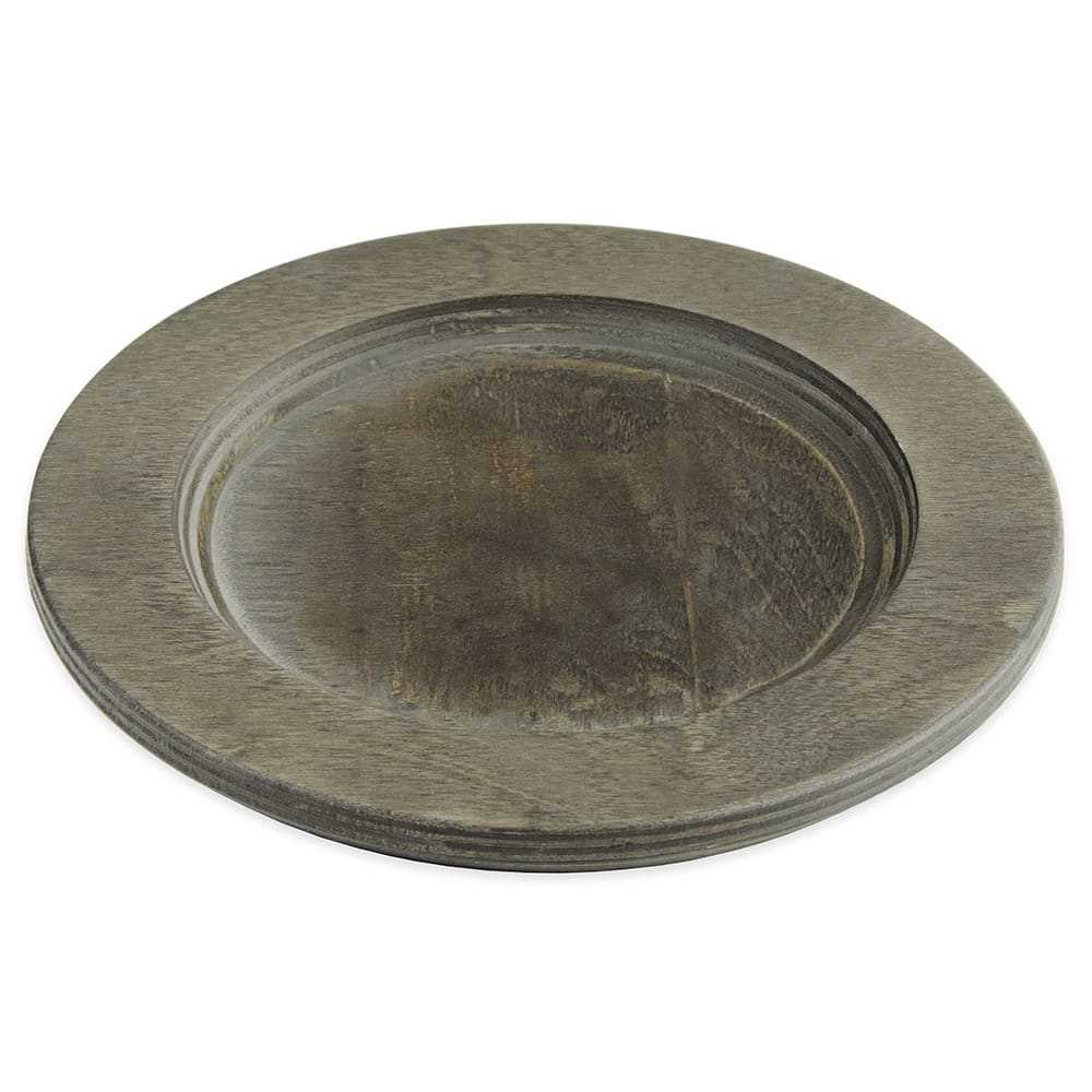 Lodge 8" Round Wood Underliner, Walnut Stain (U3RP)