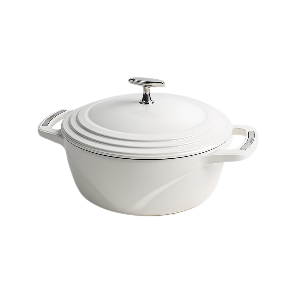 Lodge 4 1/2 qt Cast Iron Dutch Oven, Enamel, Cloud Nine (U4ID100)