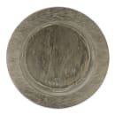 Lodge 9 1/2" Round Wood Underliner, Walnut Stain (U5RP) thumbnail 5