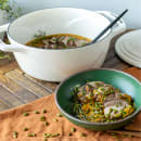 Lodge 6 qt Cast Iron Dutch Oven, Enamel, Cloud Nine (U6ID100) thumbnail 7