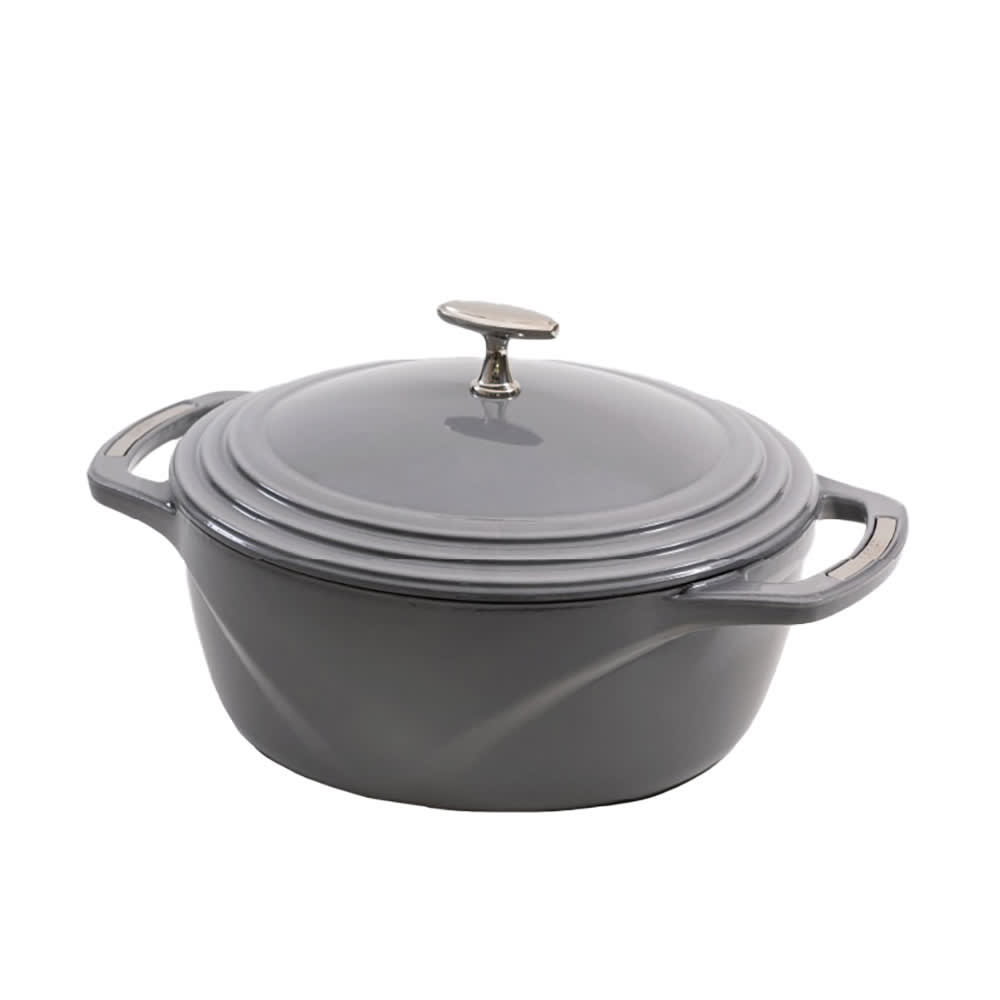 Lodge 6 qt USA Enamel™ Enameled Cast Iron Dutch Oven, Moonstruck (U6ID700)